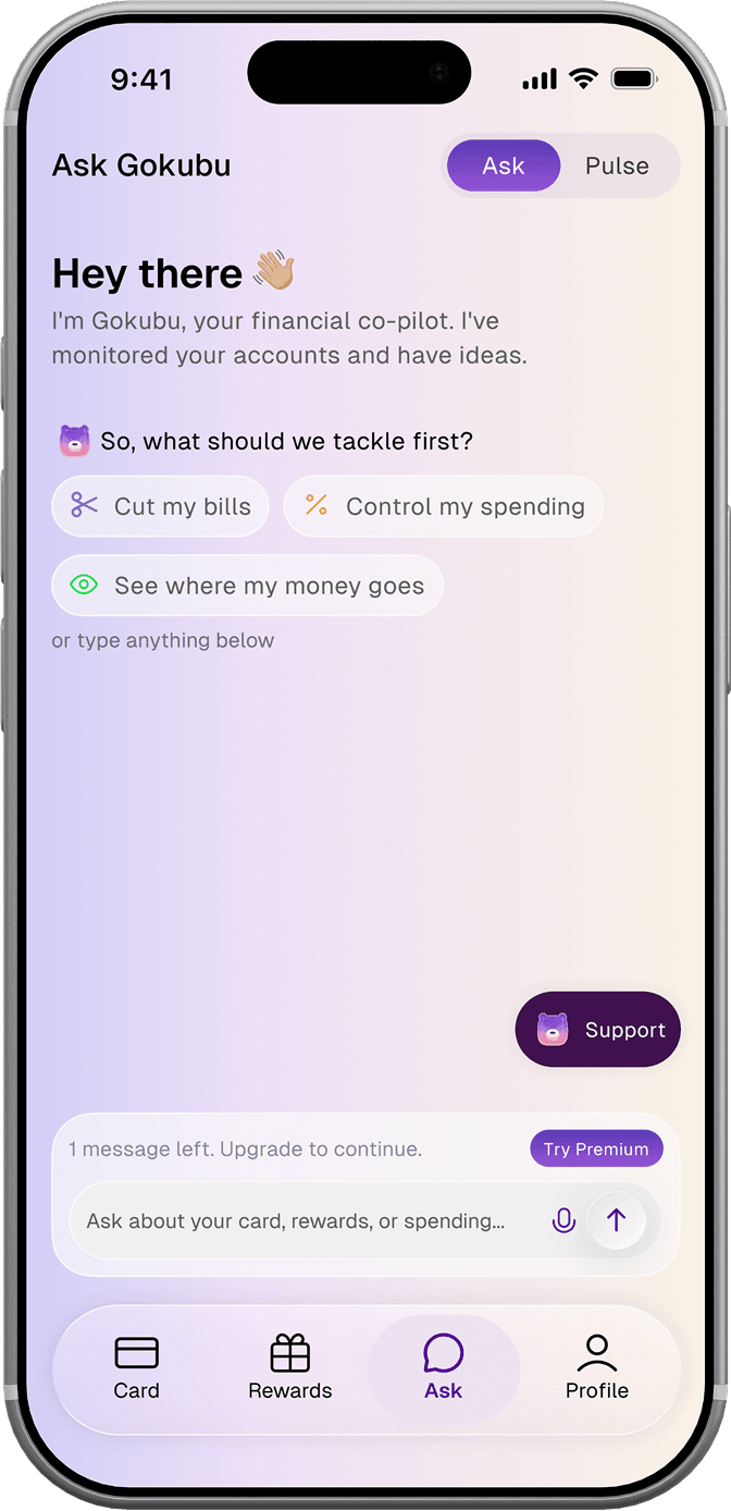 Gokubu app — Ask Anything