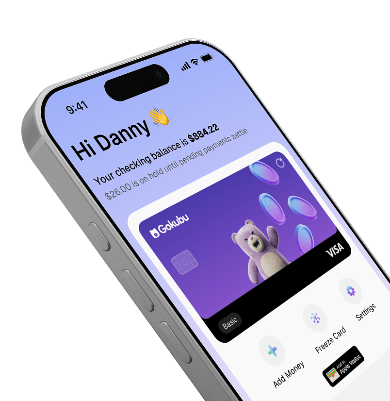 Phone screen showing Card details