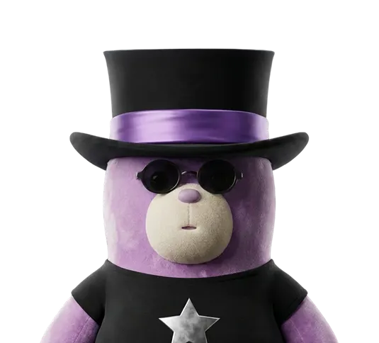 Bear with hat